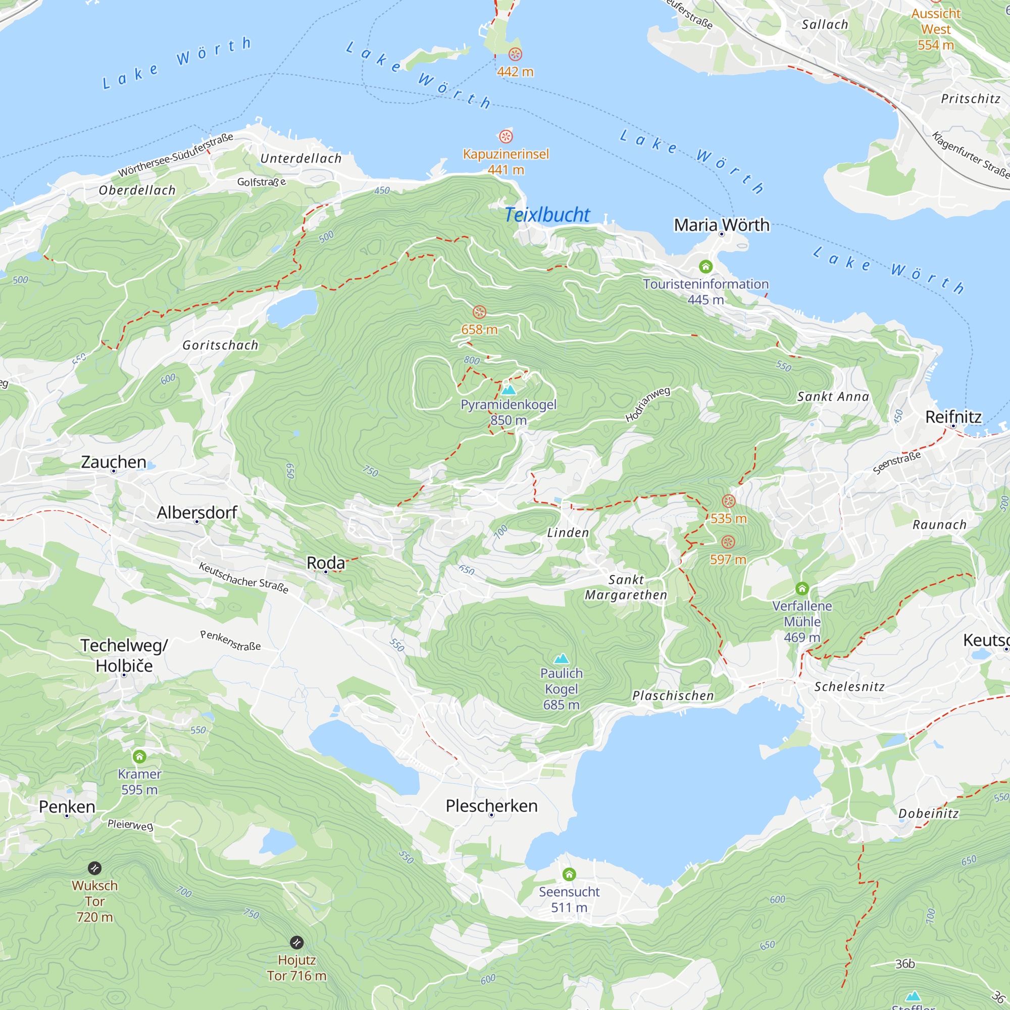 Karawankenblick map
