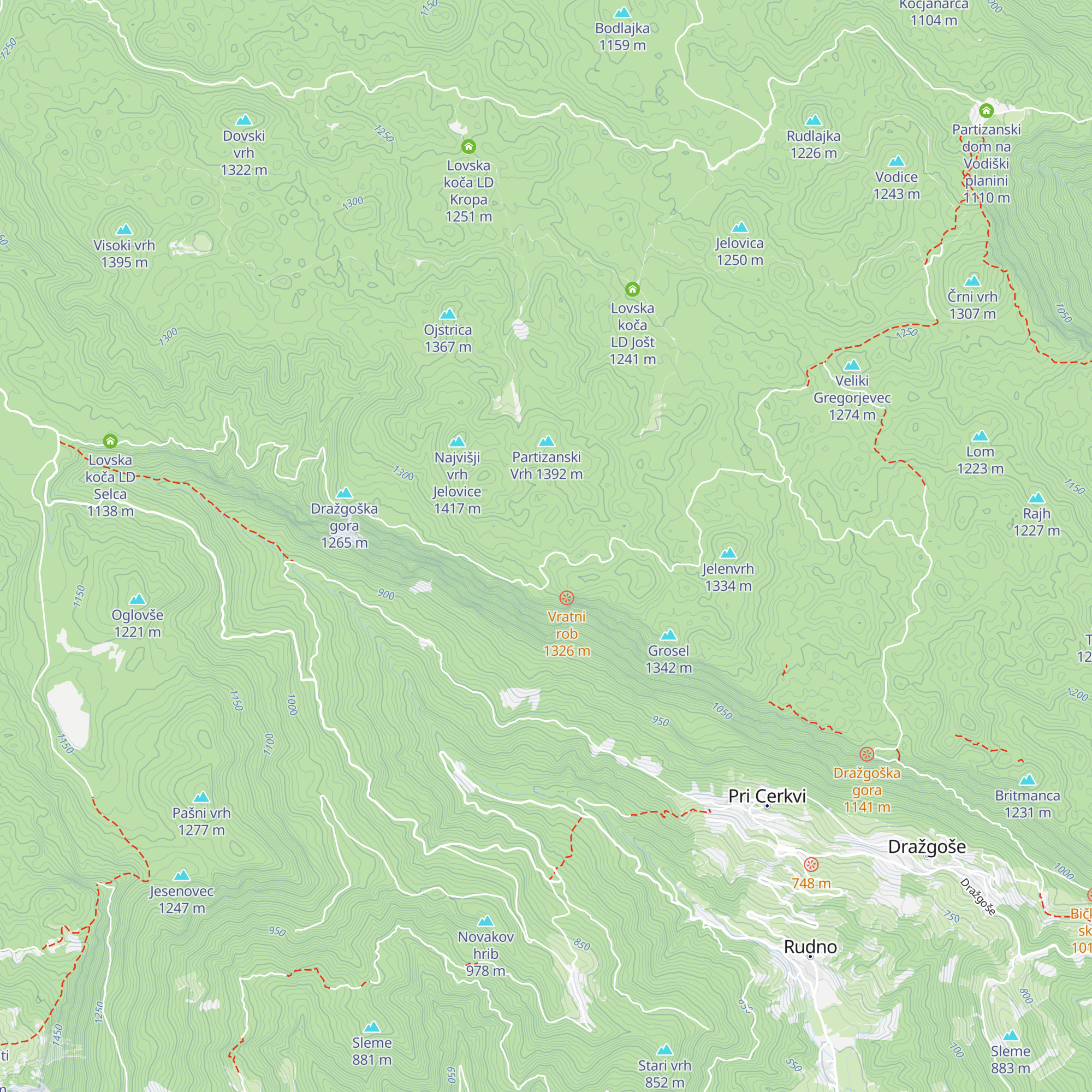 Primoževa bajta map
