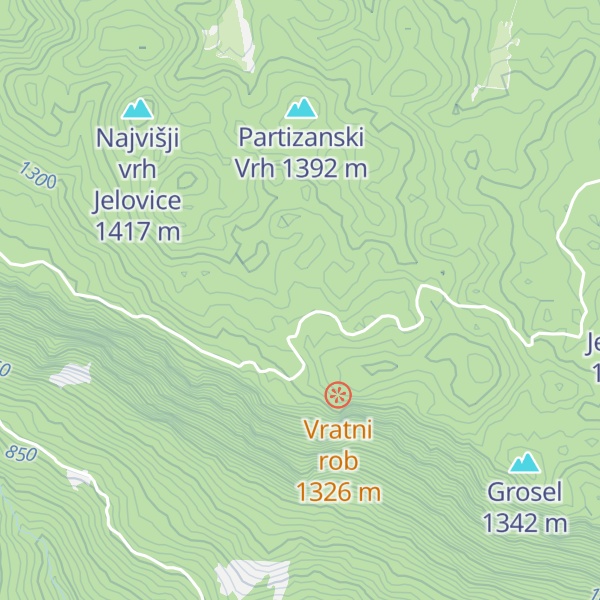 Map of Primoževa bajta