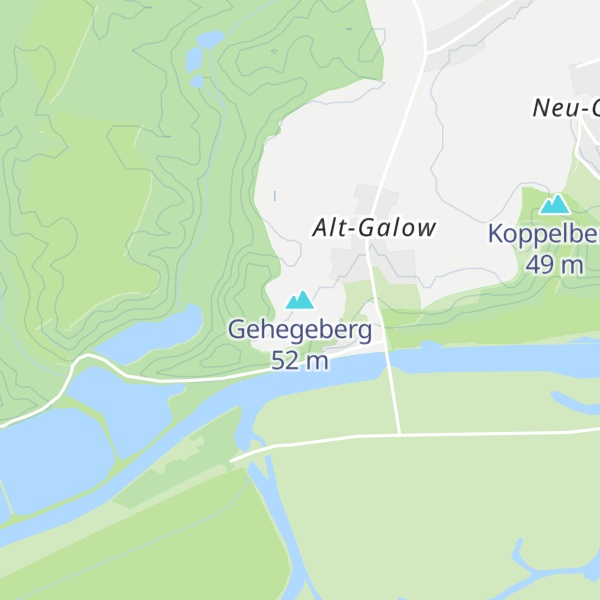 Map of Gehegeberg