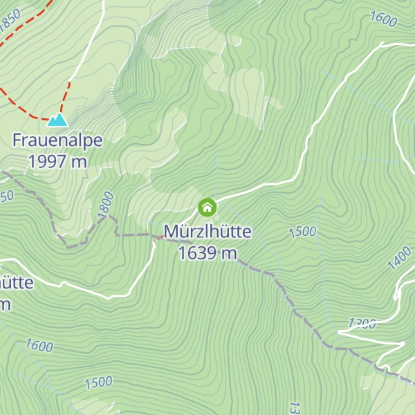 Map of Mürzlhütte