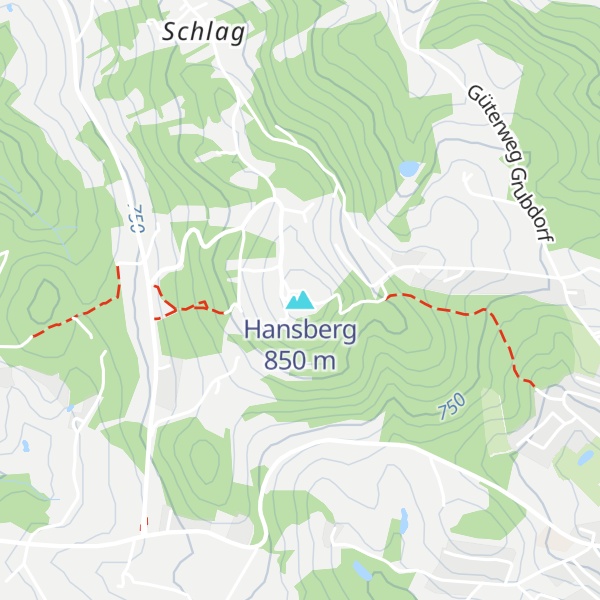 Map of Hansberg