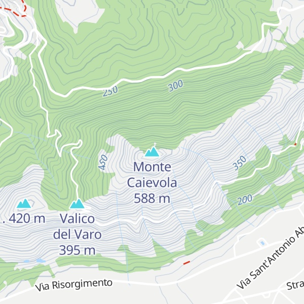 Map of Monte Caievola