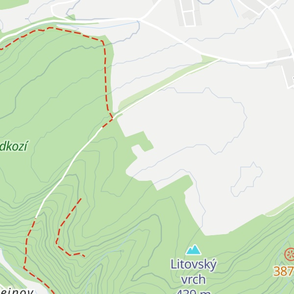 Map of Karabinský vrch