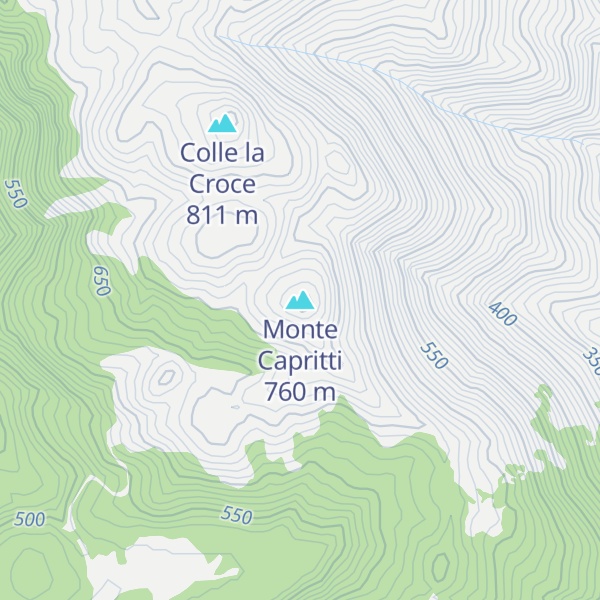 Map of Monte Capritti