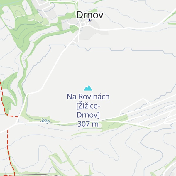 Map of Na Rovinách [Žižice-Drnov]