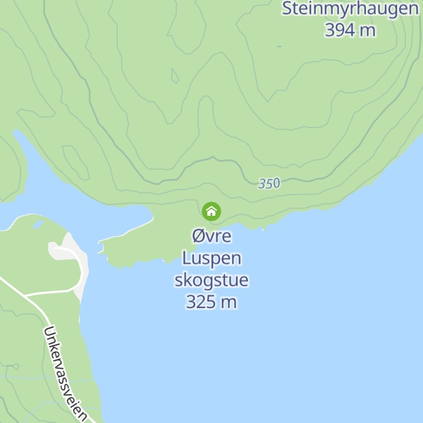 Map of Øvre Luspen skogstue
