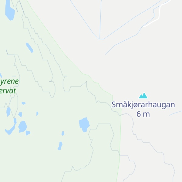 Map of Bukkhaugen