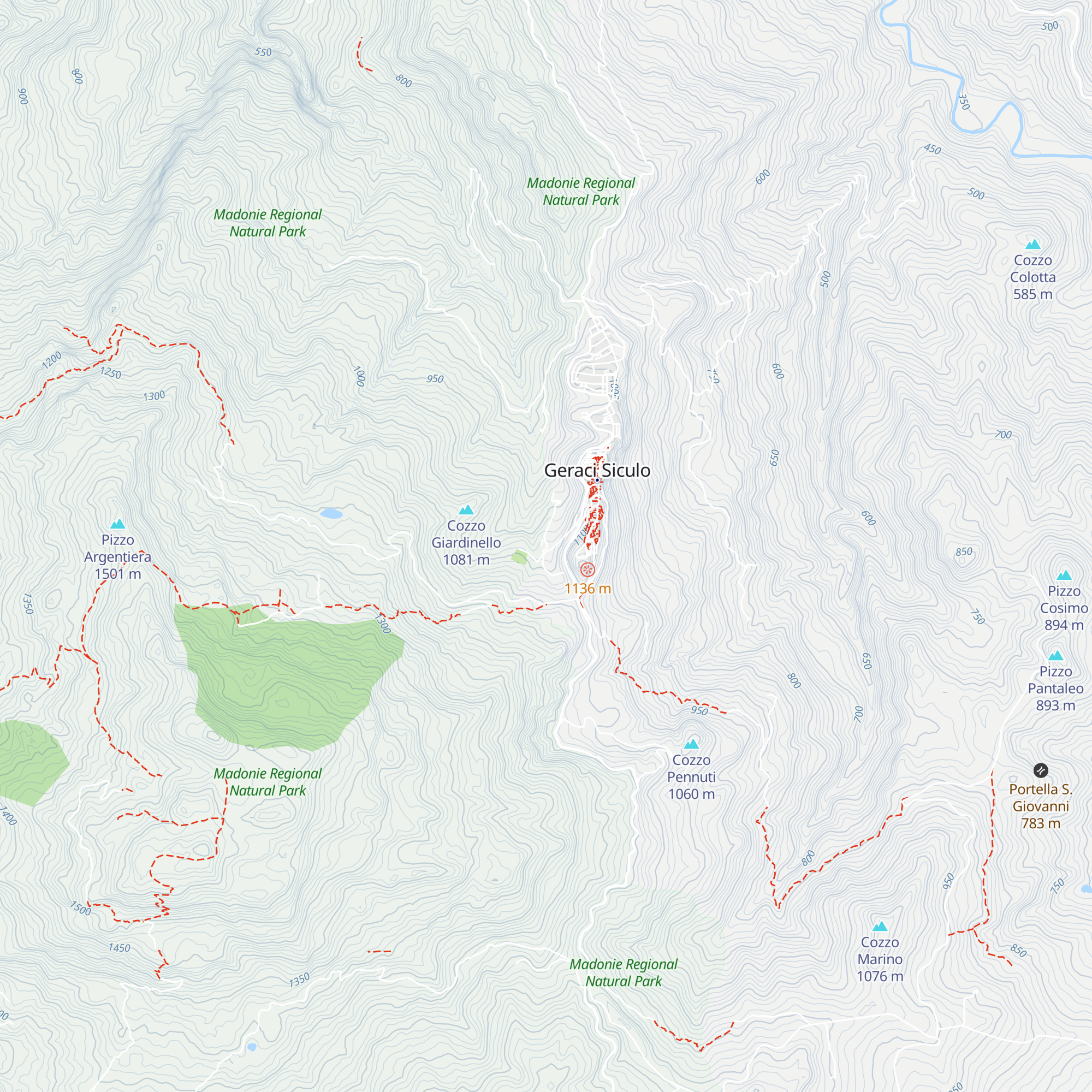 Rifugio dell'Aquila map