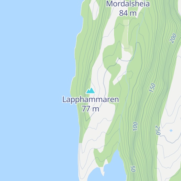 Map of Lapphammaren