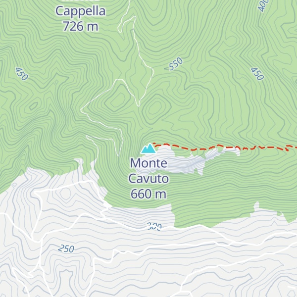 Map of Monte Cavuto