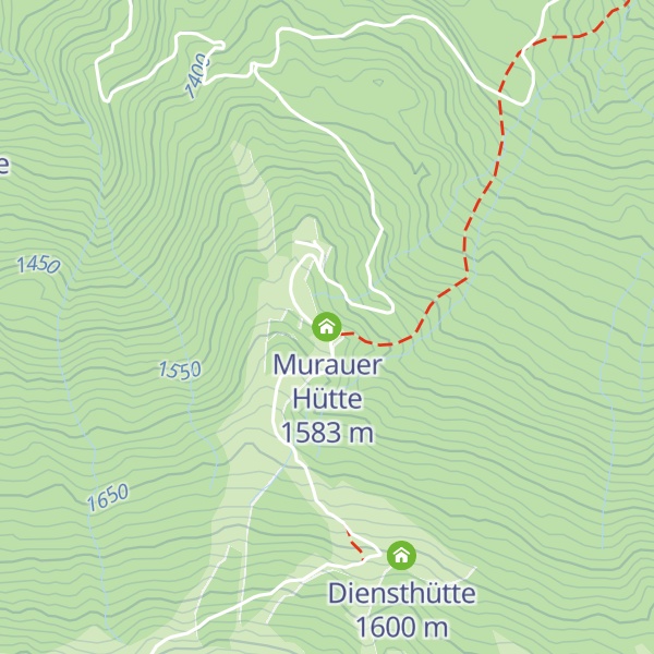 Map of Murauer Hütte