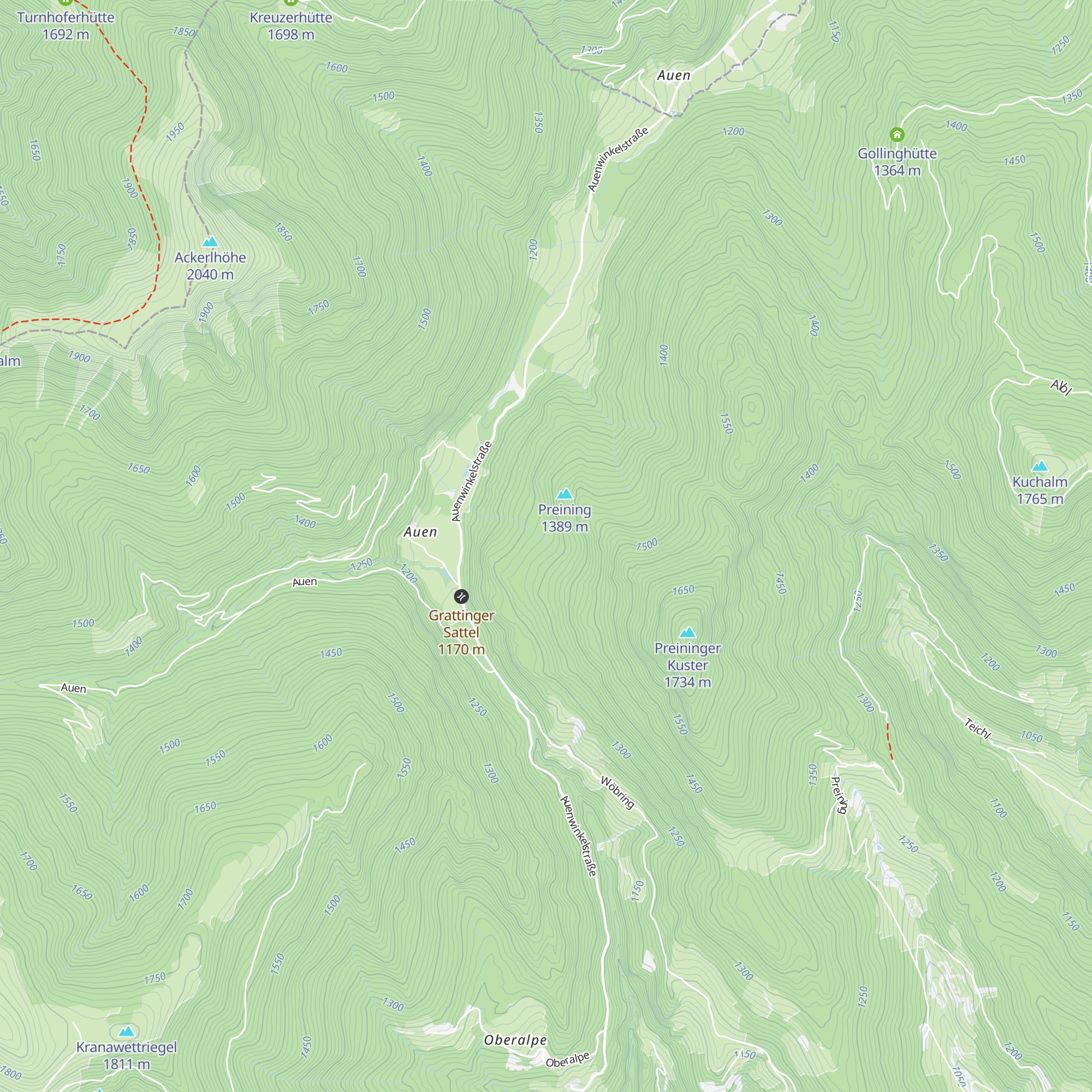 Wolfgerhütte map