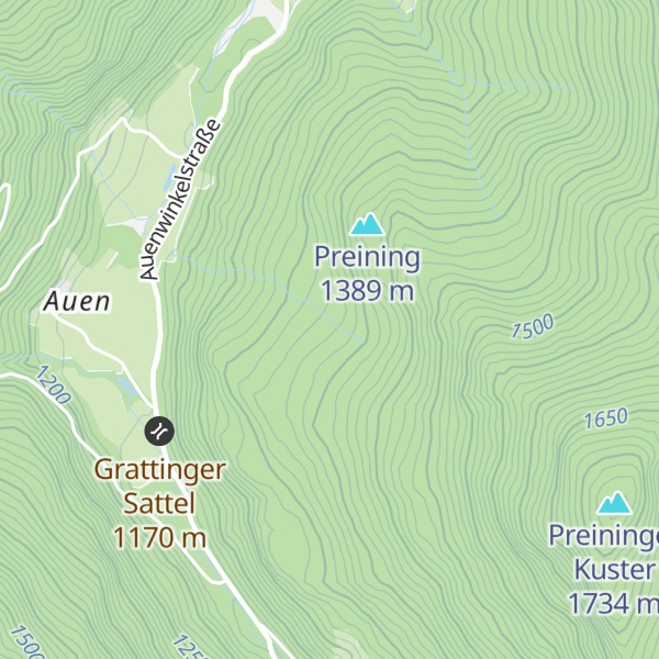 Map of Wolfgerhütte