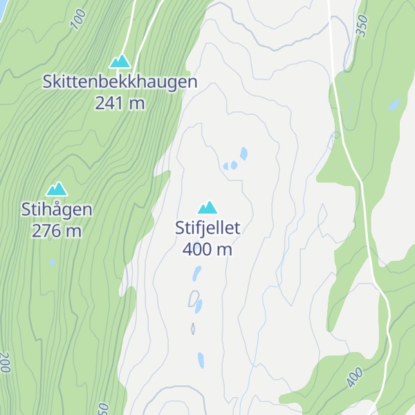 Map of Stifjellet