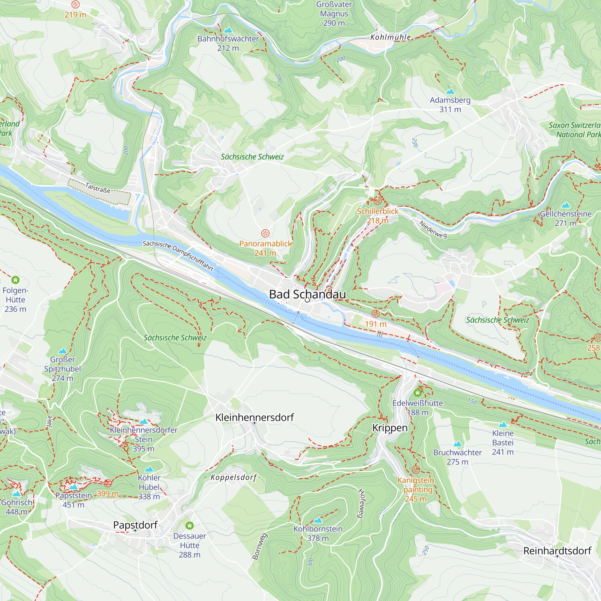 Haus des Gastes map