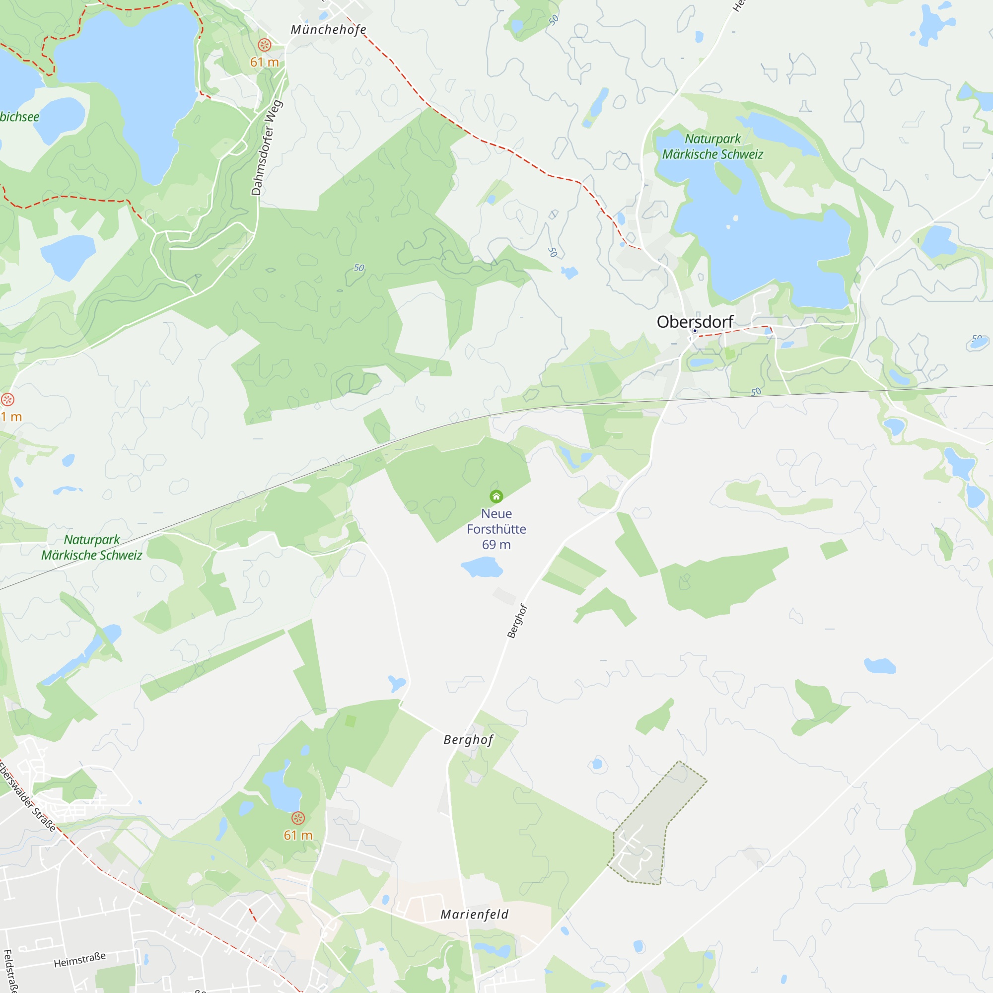 Neue Forsthütte map