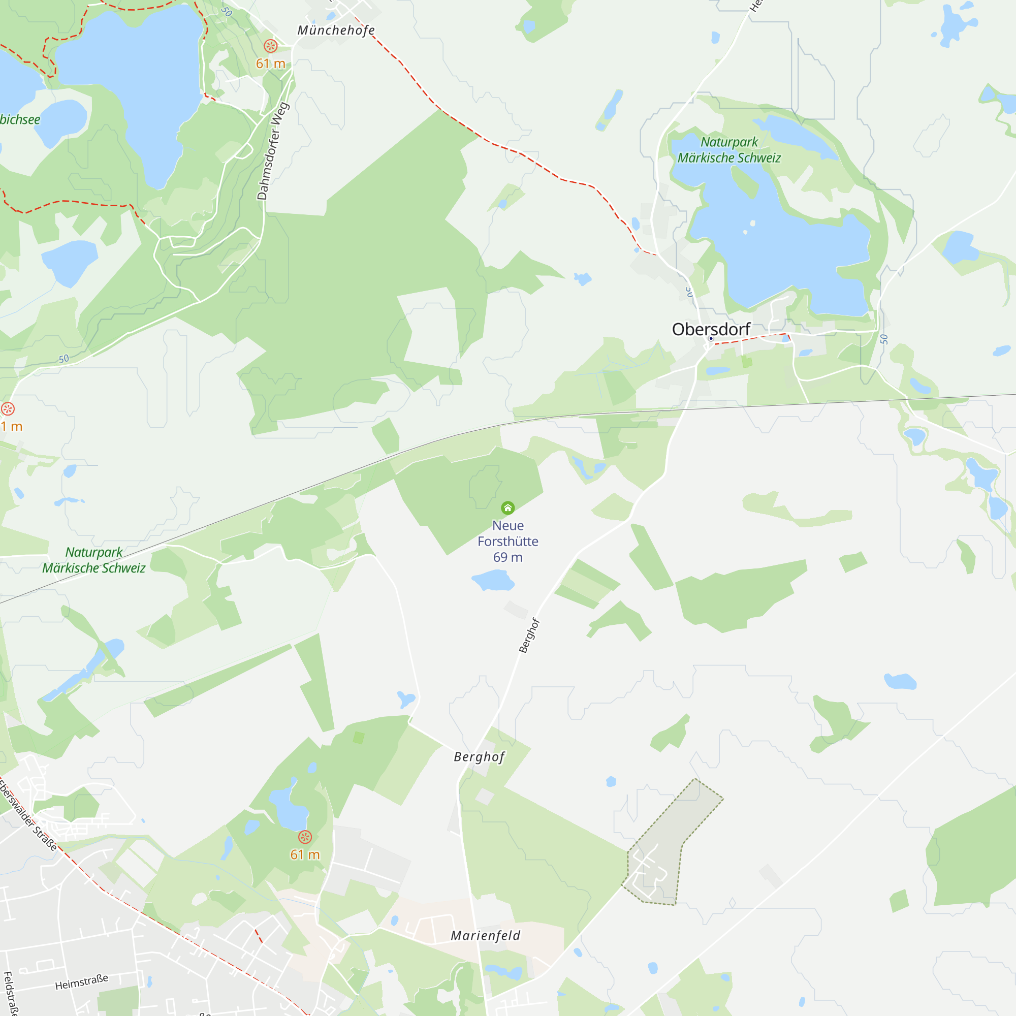 Neue Forsthütte map