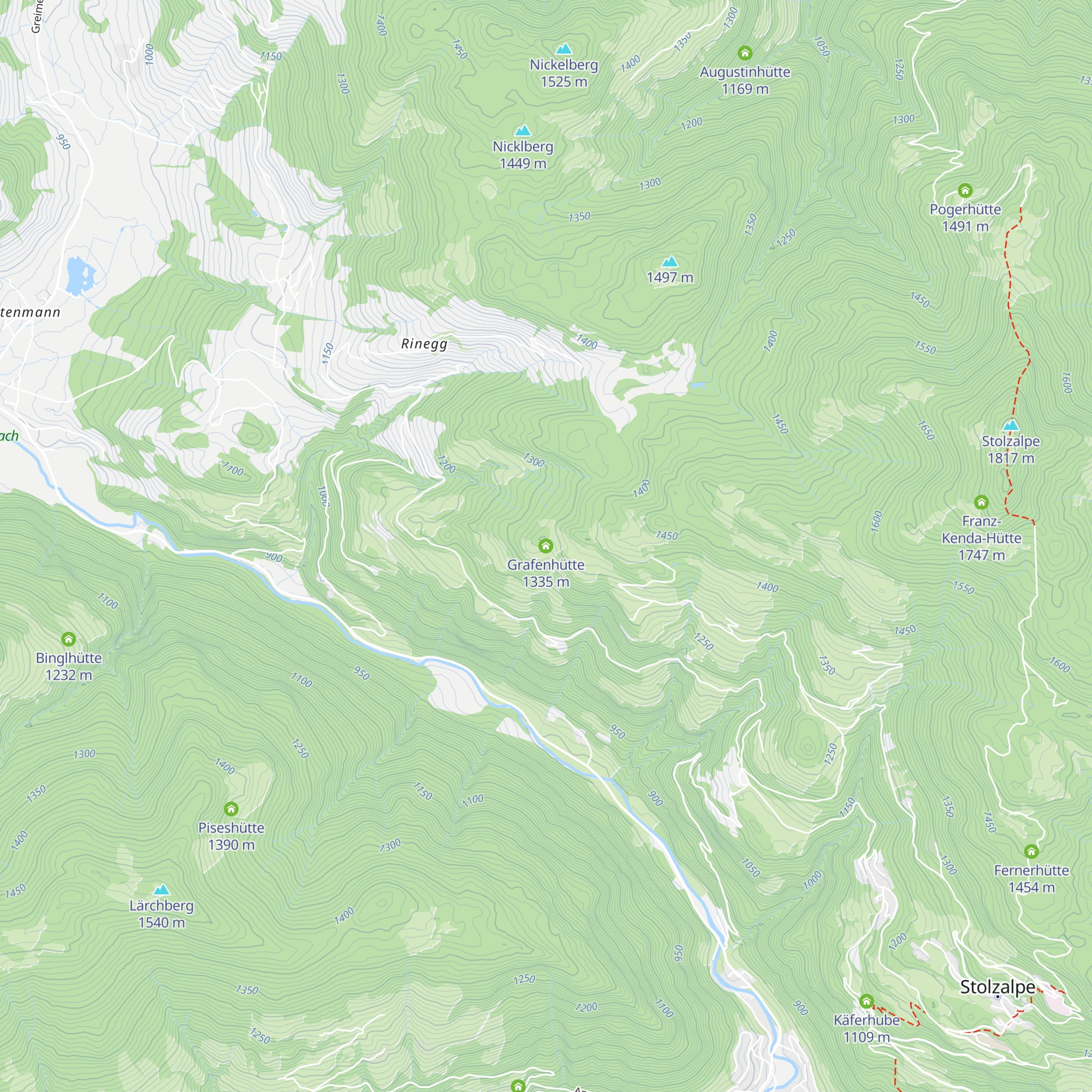 Grafenhütte map