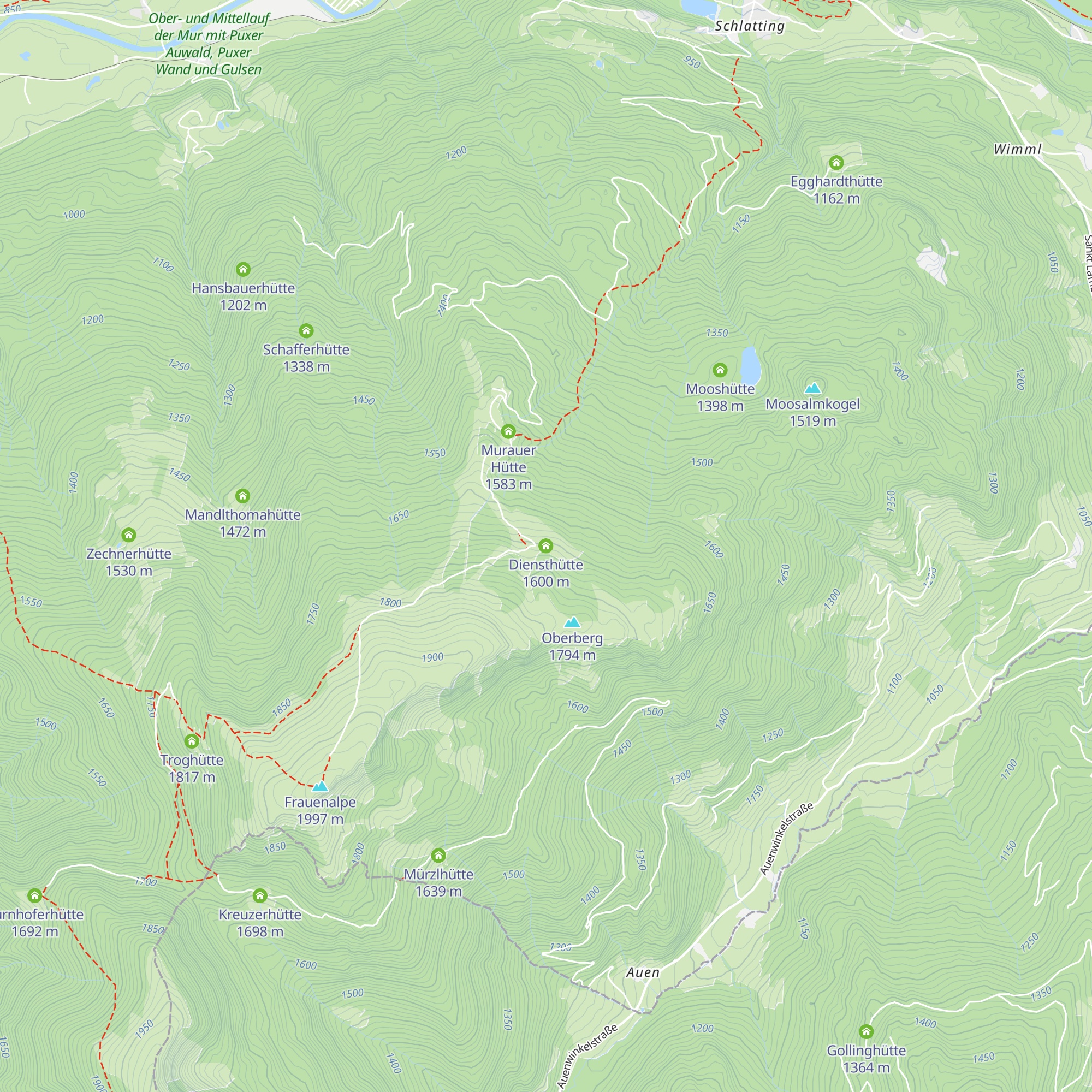 Diensthütte map