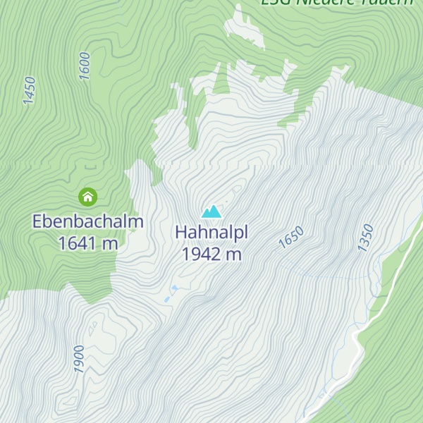 Map of Hahnalpl
