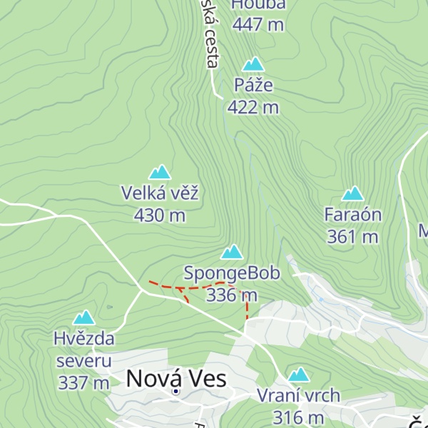Map of Brána