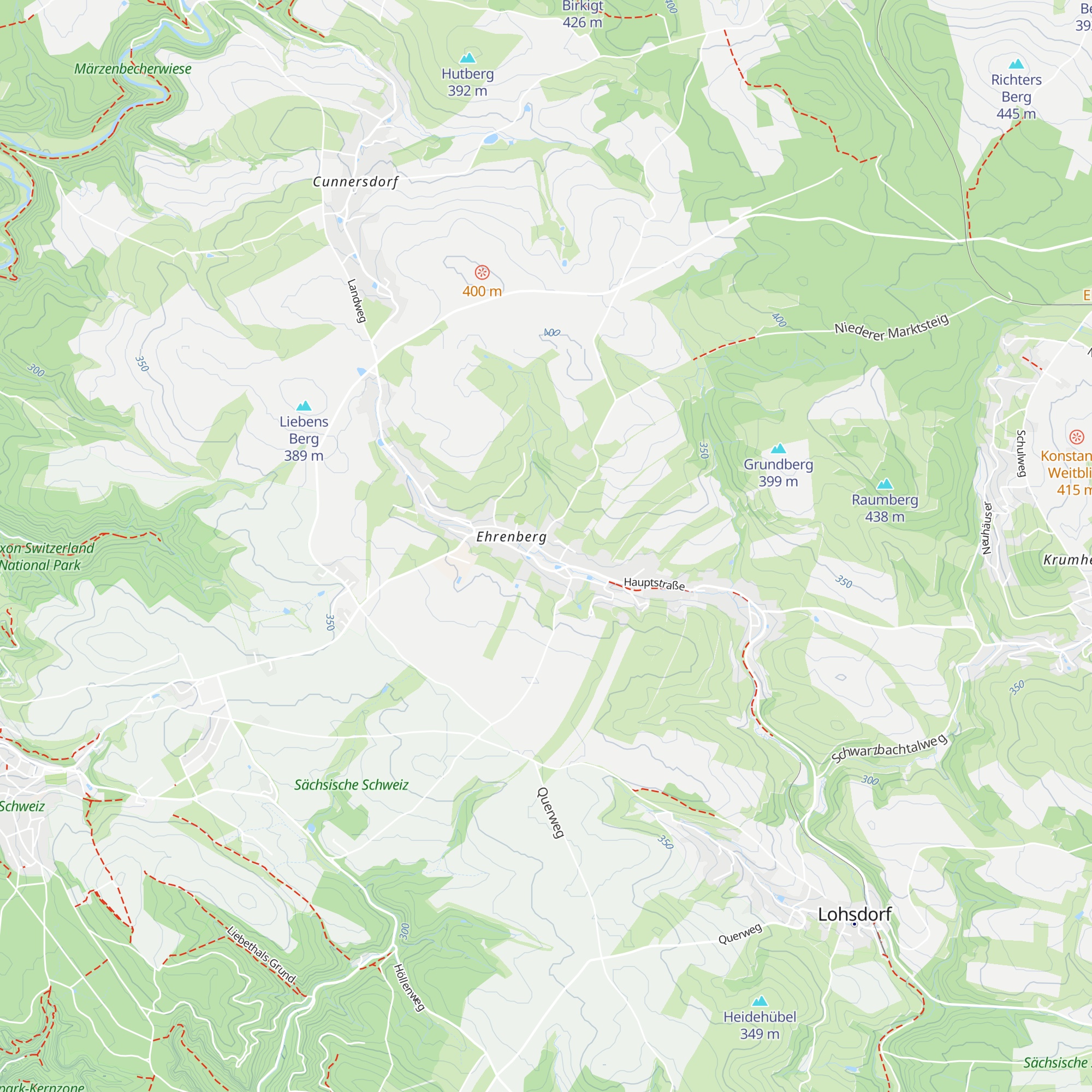 Huschelhütte map