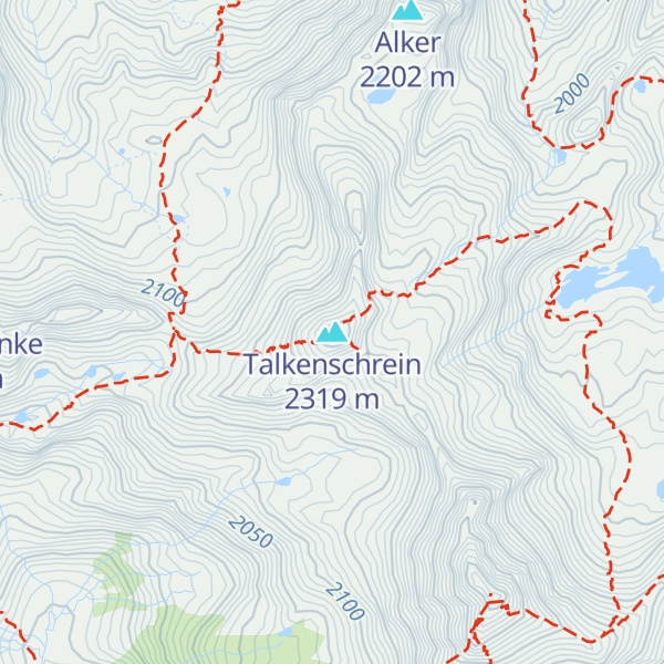 Map of Talkenschrein