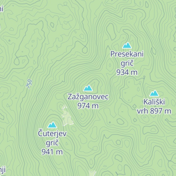 Map of Zažganovec