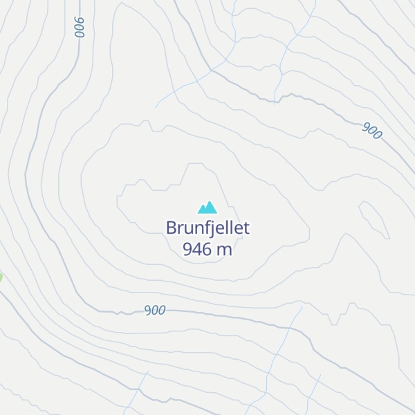 Map of Brunfjellet