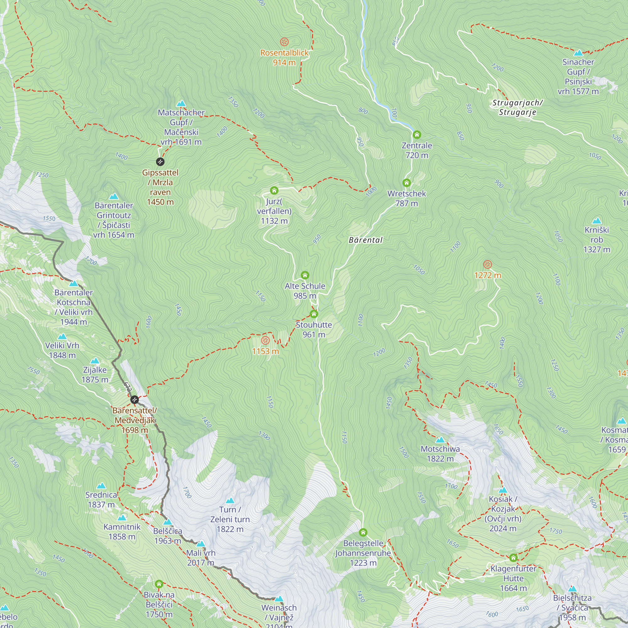 Stouhütte map