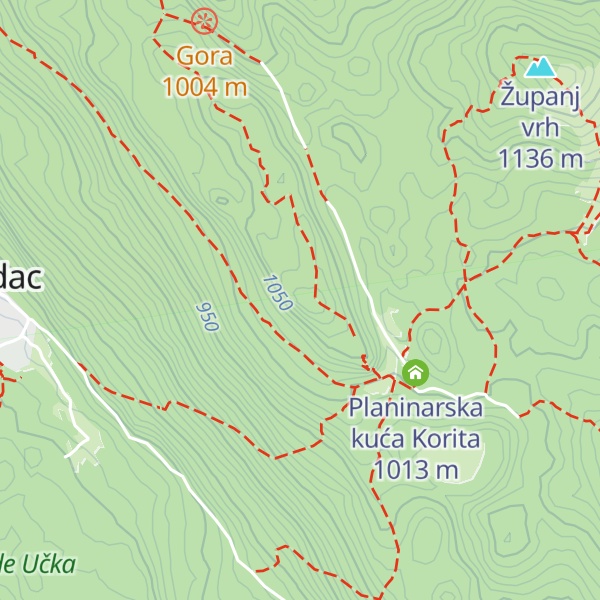 Map of Brajkov vrh