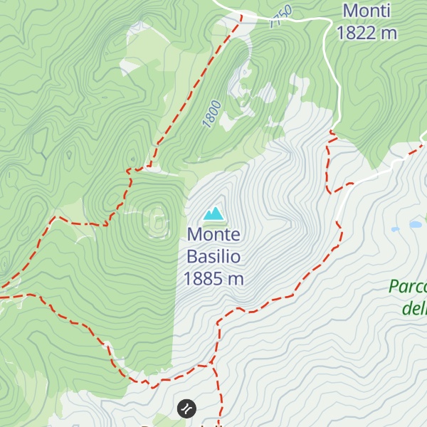 Map of Monte Basilio
