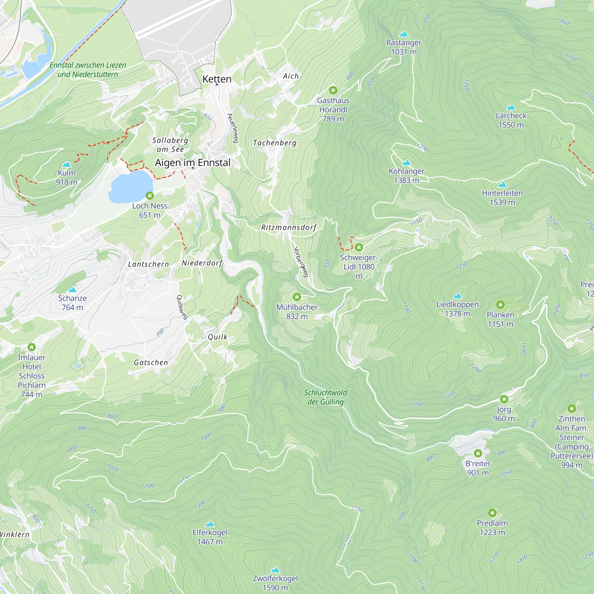 Mühlbacher map