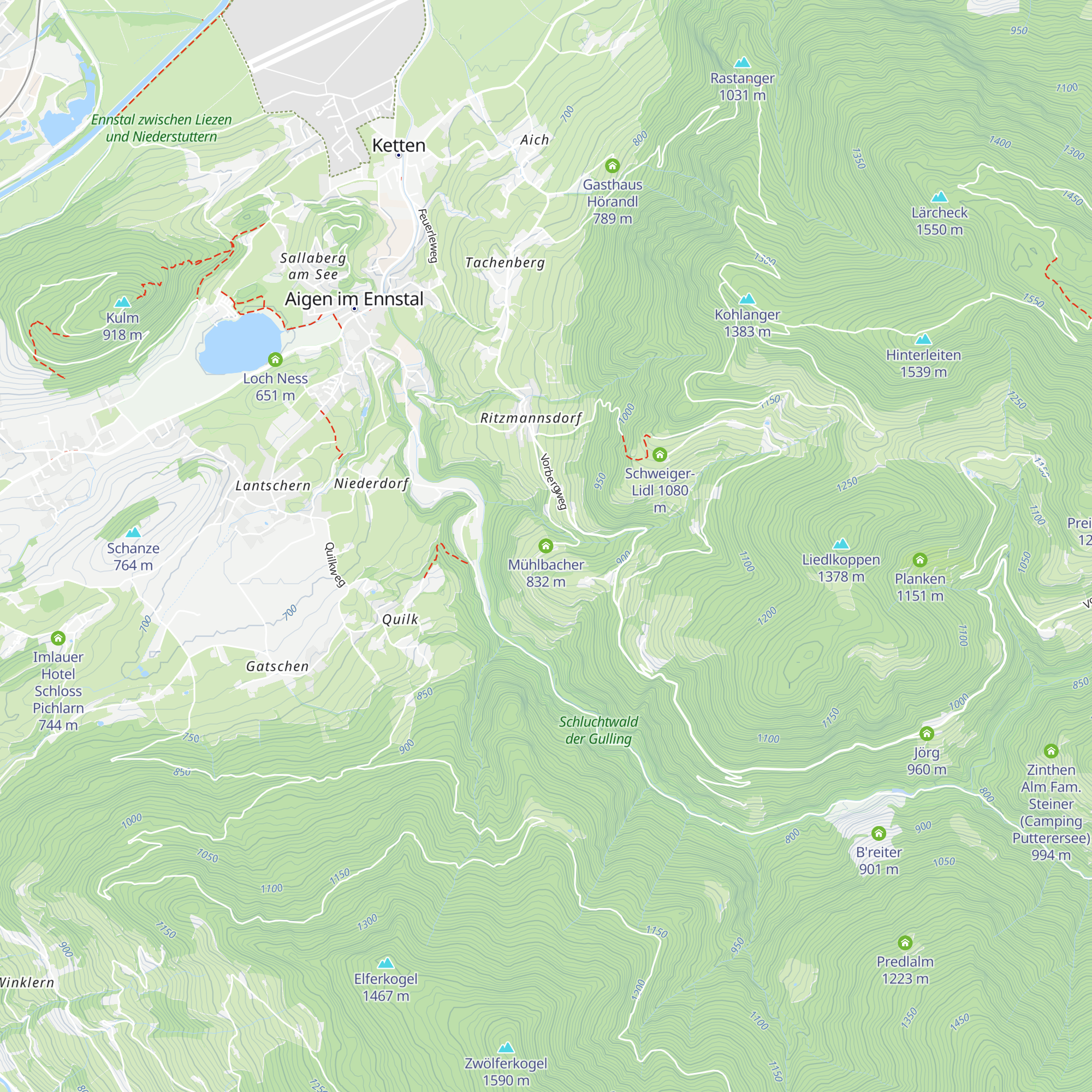 Mühlbacher map