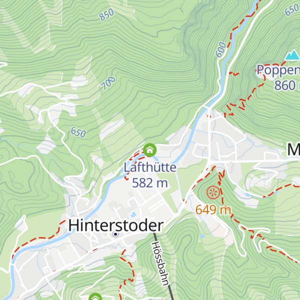 Map of Lafthütte