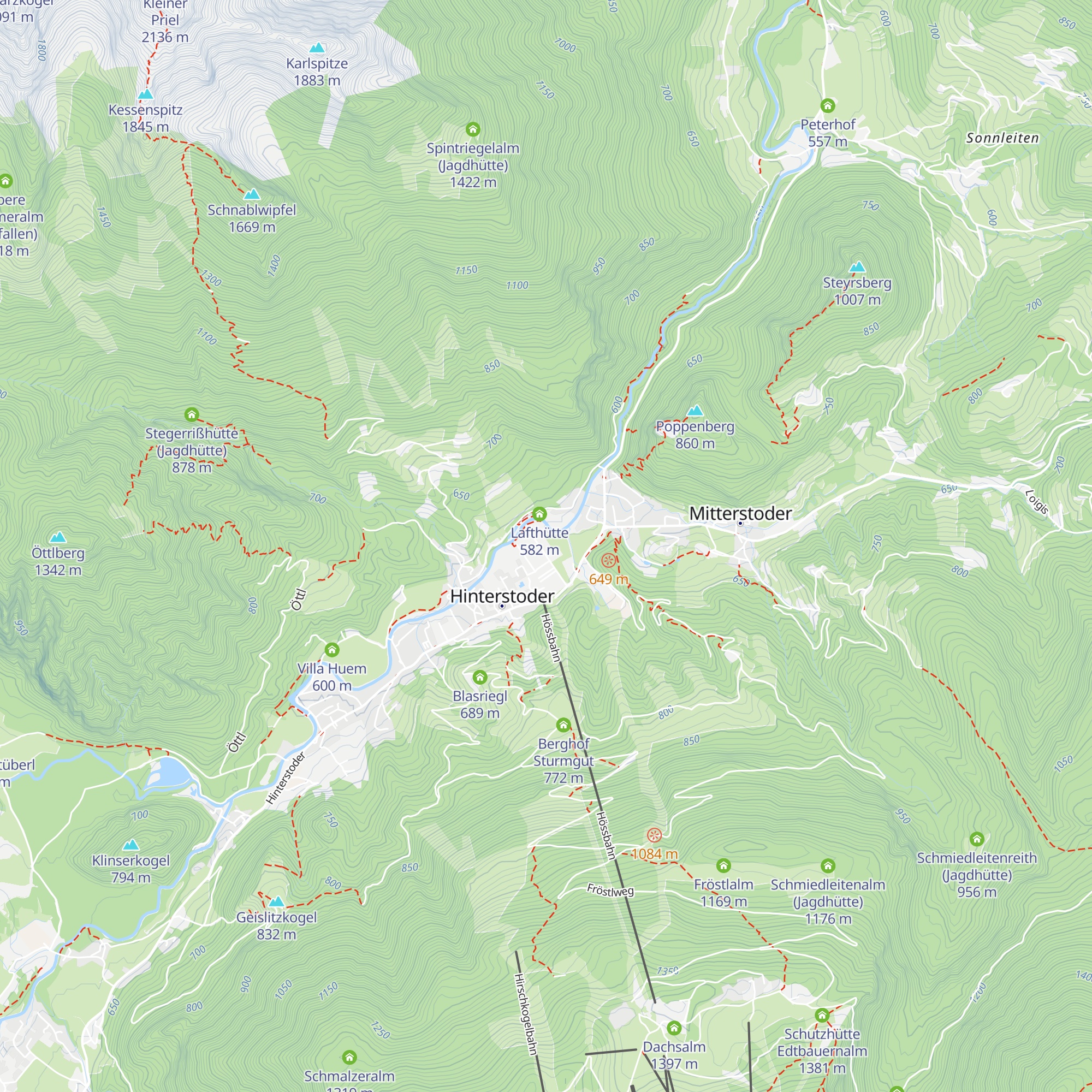 Riedler Reisen map
