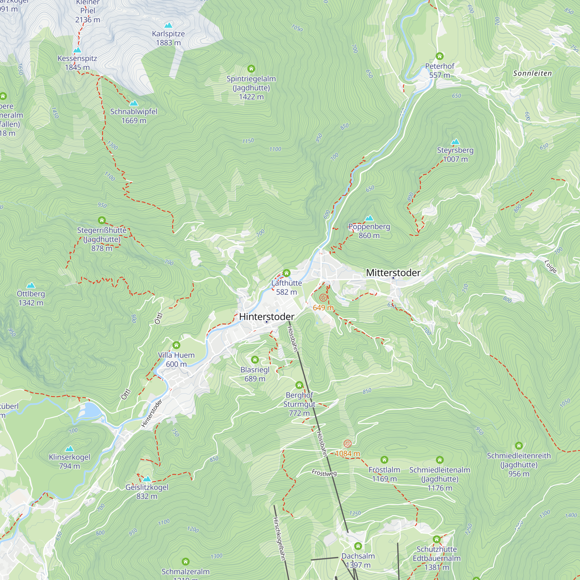 Riedler Reisen map