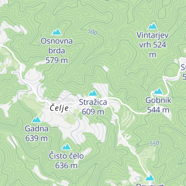 Map of Stražica