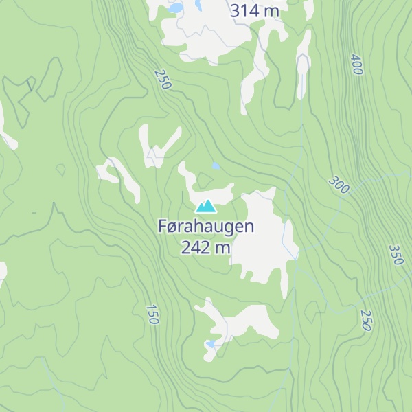 Map of Førahaugen