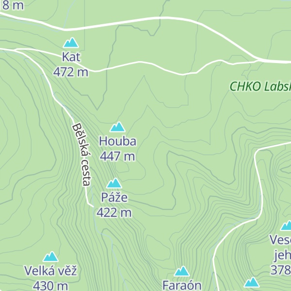 Map of Lesní duch