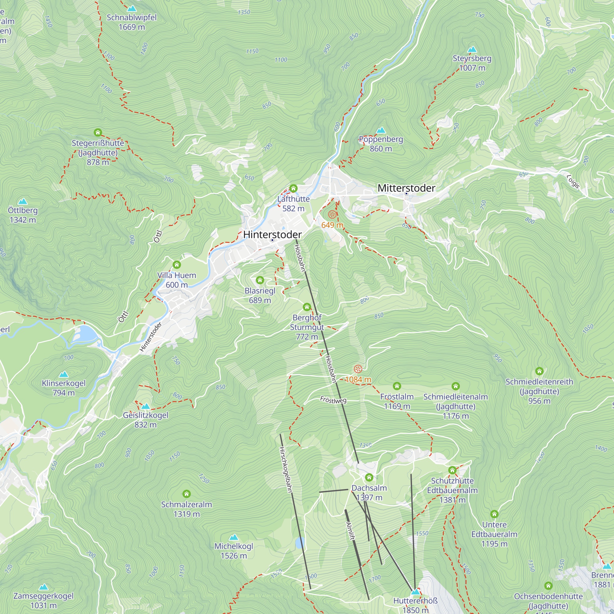 Berghof Sturmgut map