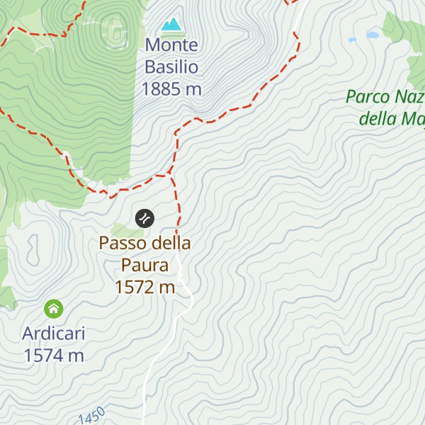 Map of Rifugio Accio di Cotica