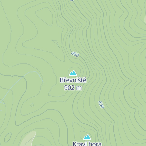 Map of Břevniště