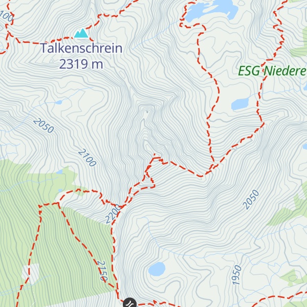 Map of Schoberspitze