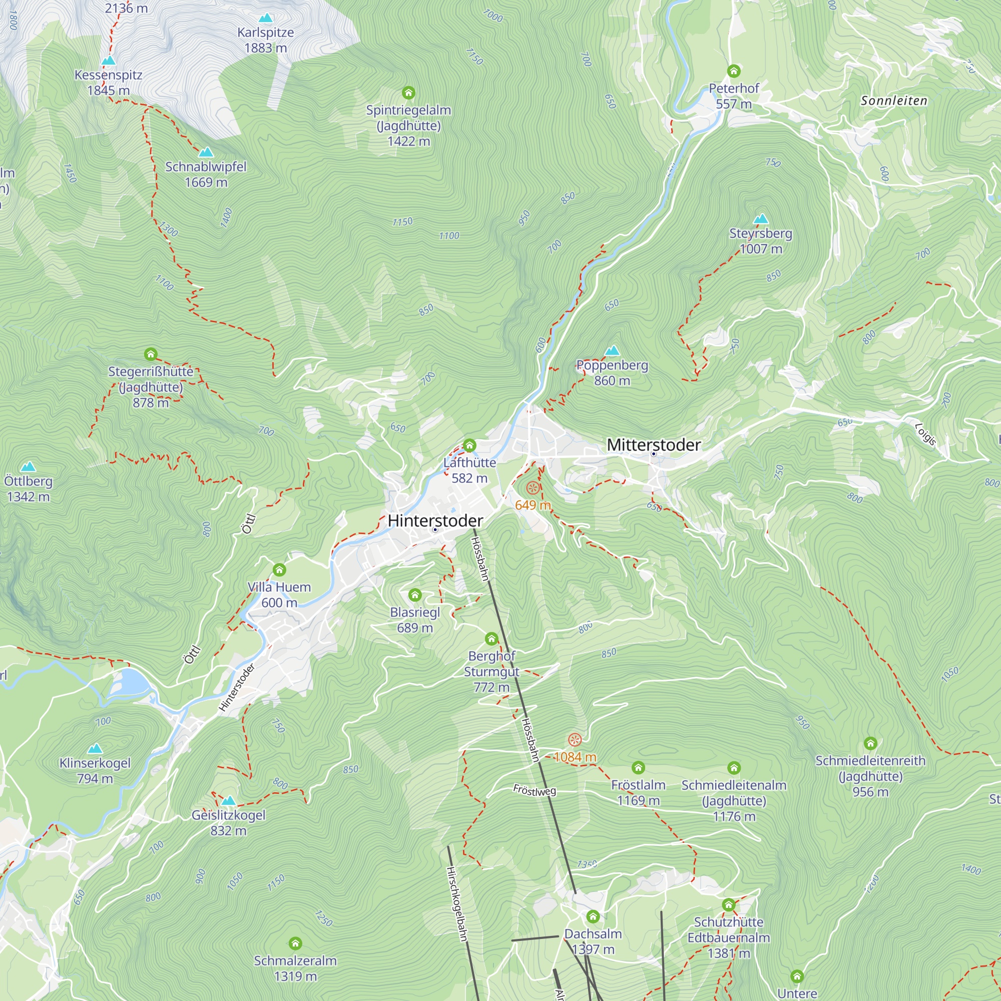 Gasthof Jaidhaus map