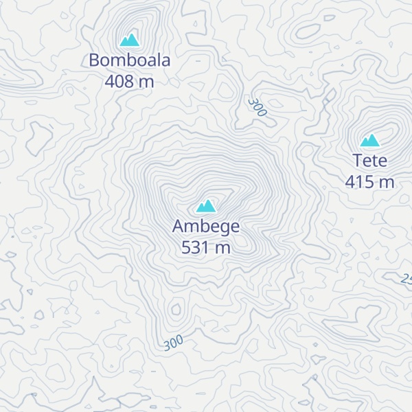 Map of Ambege