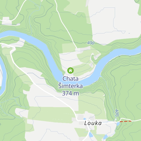 Map of Chata Šimterka