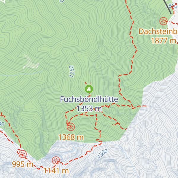 Map of Fuchsböndlhütte