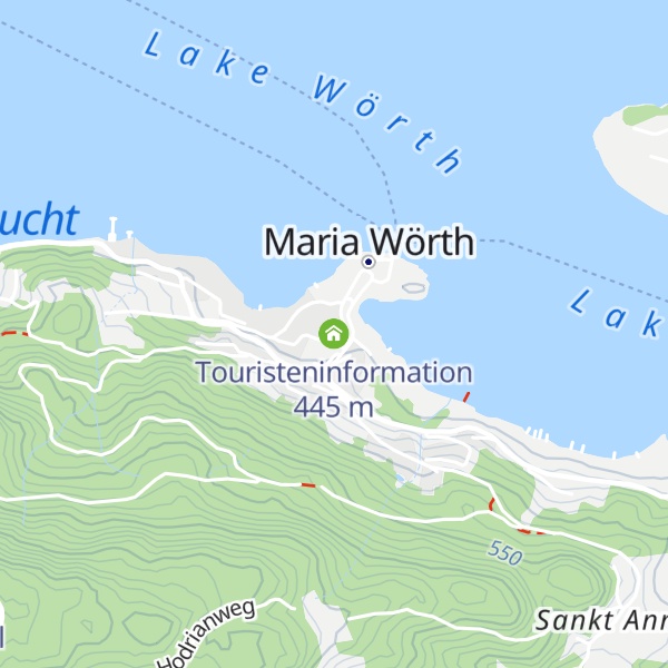 Map of Touristeninformation
